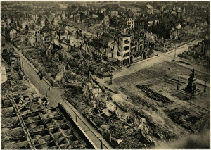 Images Dated 4th April 2016: Dunkirk, France - aerial view, WW2