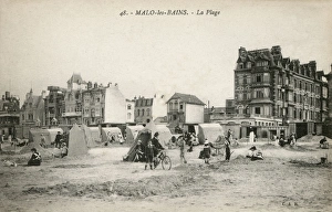 Images Dated 24th March 2016: Dunkirk, France - the beach at Malo-les-Bains