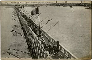 Nets Gallery: Dunkirk, France - fishing competition on the jetty