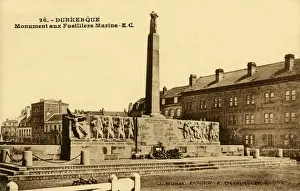 Marins Prints: Dunkirk, France - Monument des Fusiliers Marins