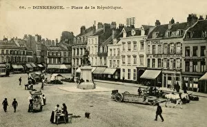 Images Dated 31st March 2016: Dunkirk, France - Place de la Republique