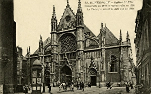 Images Dated 31st March 2016: Dunkirk, France - Saint Eloi Church