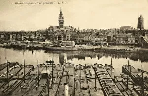 Dunkirk, France - view over harbour