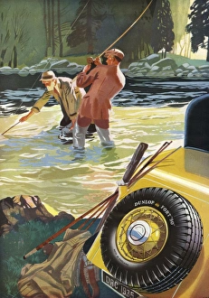 Images Dated 16th February 2012: Dunlop Tyre Advert
