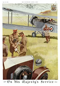 Images Dated 28th October 2019: DUNLOP TYRE AD PLANE