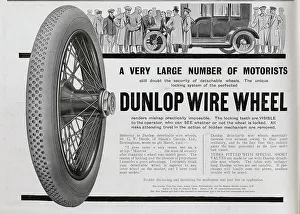 Dunlop wire wheel advert