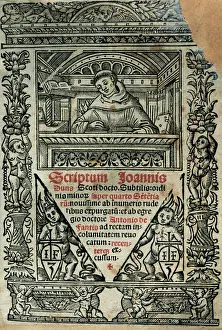 Duns Scotus (1266-1308). Philosopher-theologians. Scriptum