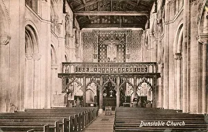 Bedfordshire Prints: Dunstable Church, Bedfordshire