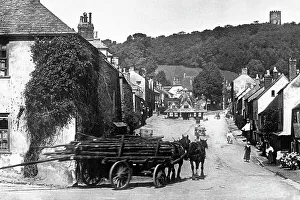 Dunster Prints: Dunster early 1900's