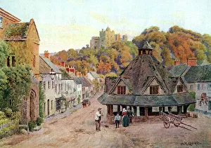 Images Dated 30th July 2015: Dunster / Somerset 1912