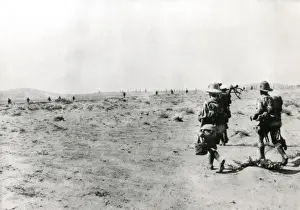 Dunsterforce advancing, Turkish front, WW1