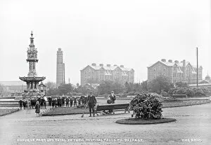 Falls Gallery: Dunville Park and Royal Victoria Hospital, Falls Rd. Belfast