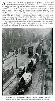 Transporting Collection: Dunvilles whisky wagons in London