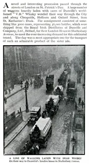 Images Dated 26th March 2019: Dunvilles whisky wagons in London