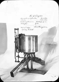 Hargrave Prints: Duplicate of engine sent to America