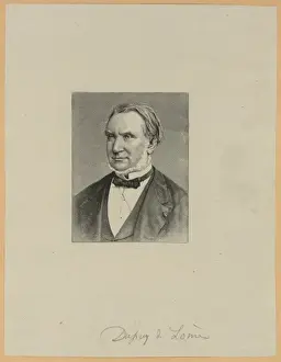 Dupuy Prints: Dupuy de Lome, marine engineer who built a dirigible for