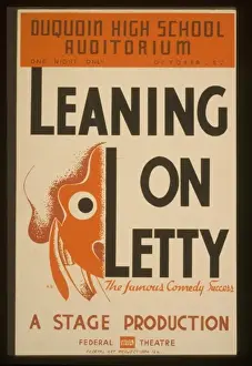 Duquoin High School auditorium - Leaning on Letty, the famou