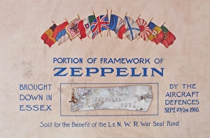 Images Dated 15th June 2012: Duralium from either the Zeppelin L32 or L33
