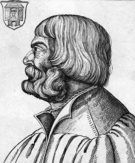 1528 Prints: Durer / Self / Profile / 1527