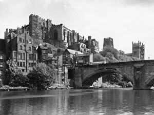 Images Dated 23rd January 2012: Durham Castle from Wear