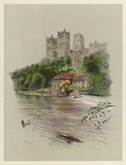 Towers Collection: Durham Cathedral 1924
