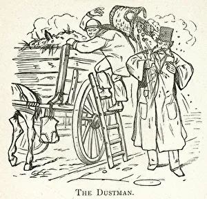 Images Dated 10th November 2017: Dustman collecting refuse