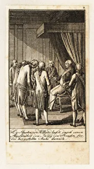 Diplomacy Prints: Dutch ambassadors with Frederick William II, King of Prussia, 17