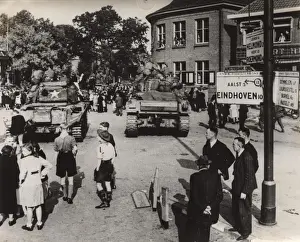 Signpost Prints: Dutch boy scouts and others near Eindhoven, WW2