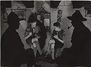 Rovers Prints: Dutch boy scouts in a Rover Den, Holland