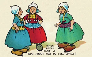 Feel Prints: Three Dutch girls bemoaning the lack of male companionship