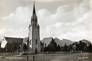 Weathercock Prints: Dutch Reformed Church, Worcester, Cape Colony, South Africa