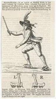 Publicly Collection: Dutch Roller-Skater 1790