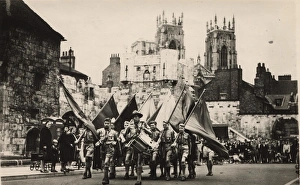 Dutch scouts marching, Exhibition Square, York