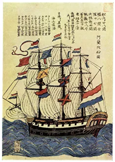 Nagasaki Prints: Dutch Ship