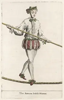 1690 Prints: Dutch Tightrope Walker