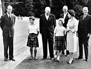 Balmoral Prints: Dwight D Eisenhower and the Royal Family, 1959