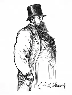Business Man Prints: Dwight L Moody (Sketch)
