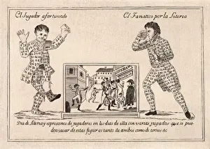 Lotteries Prints: D&#xd860de loter&#xd860y expresiones de jugadores en los