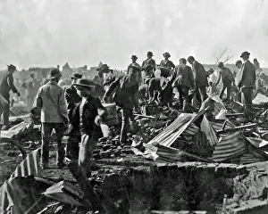 Dynamite Prints: Dynamite explosion, South Africa mine