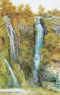 Waterfalls Collection: Dyserth Falls, near Rhyl, North Wales