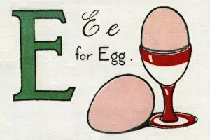 Kiddiewiddies Prints: E for Egg