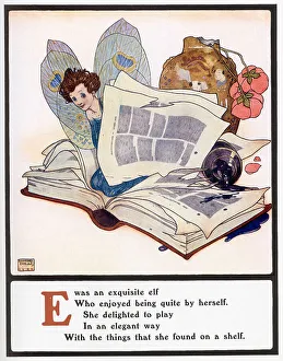 Elves Prints: E was an exquisite elf