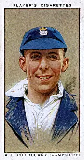 A E Pothecary, Hampshire County cricketer