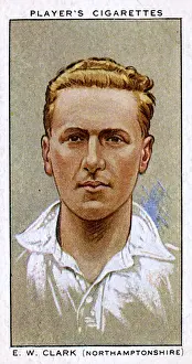 E W Clark, Northamptonshire County and England cricketer