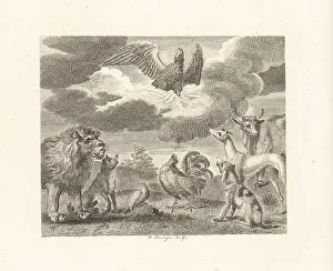 John Stockdale Prints: The Eagle and the Assembly of Animals