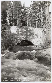 Emerald Prints: Eagle Creek Bridge, Emerald Bay, Lake Tahoe, California, USA