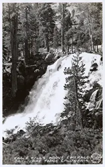 Emerald Prints: Eagle Falls above Emerald Bay, Lake Tahoe, California, USA