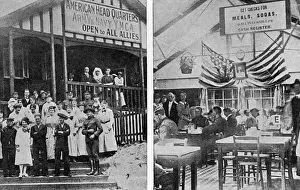 Aldwych Prints: The Eagle hut in Aldwych, WW1
