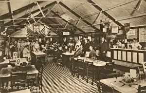 Ymca Prints: Eagle Hut dining saloon, YMCA, Aldwych, London