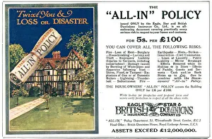 Eagle Star British Dominions Insurance Advert